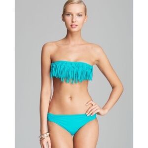 L Space Knotted Fringe Two Piece Bikini